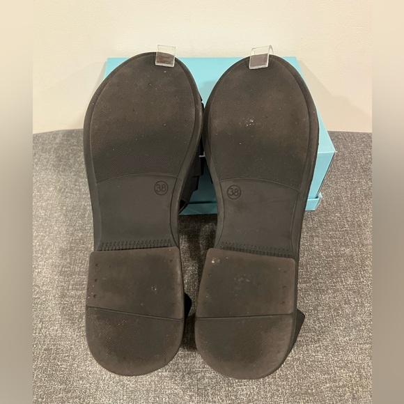 BELLA Black suede Women's block heel Sandals/size 8 - Picture 13 of 16